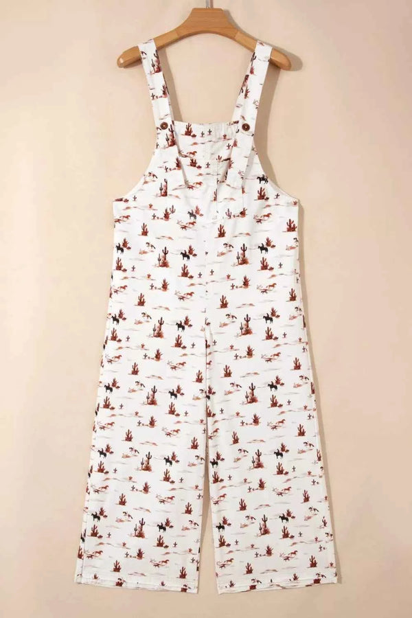 Western print jumpsuit — additional view 7