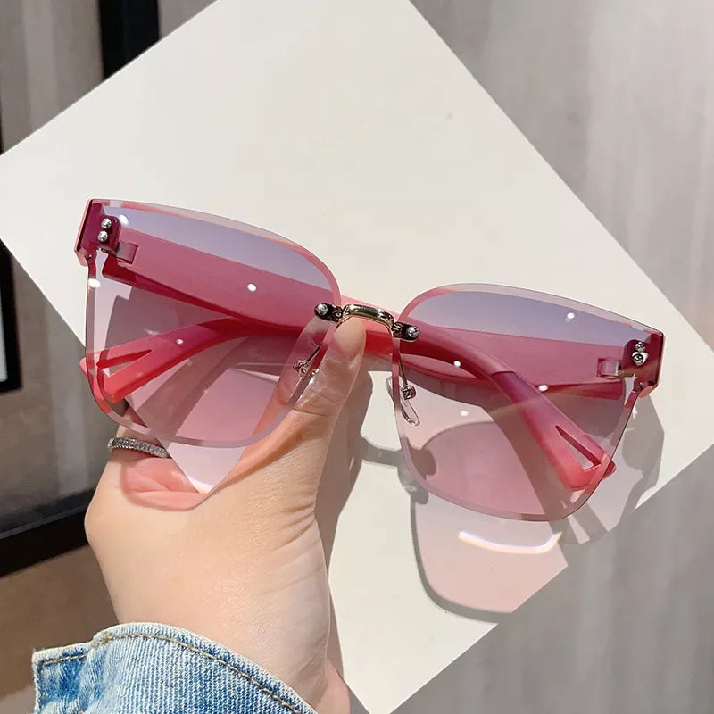 Rimless Tinted Lens Sunglasses — main product image