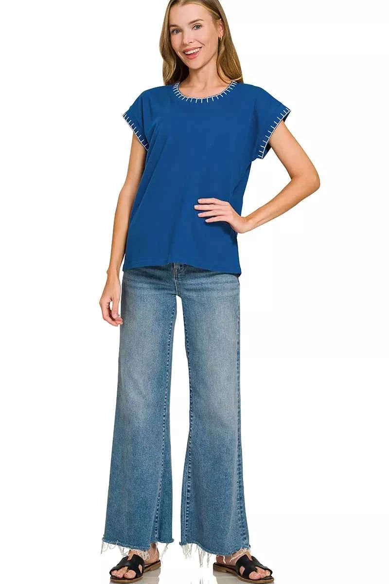Oversized cotton tee — additional view 5