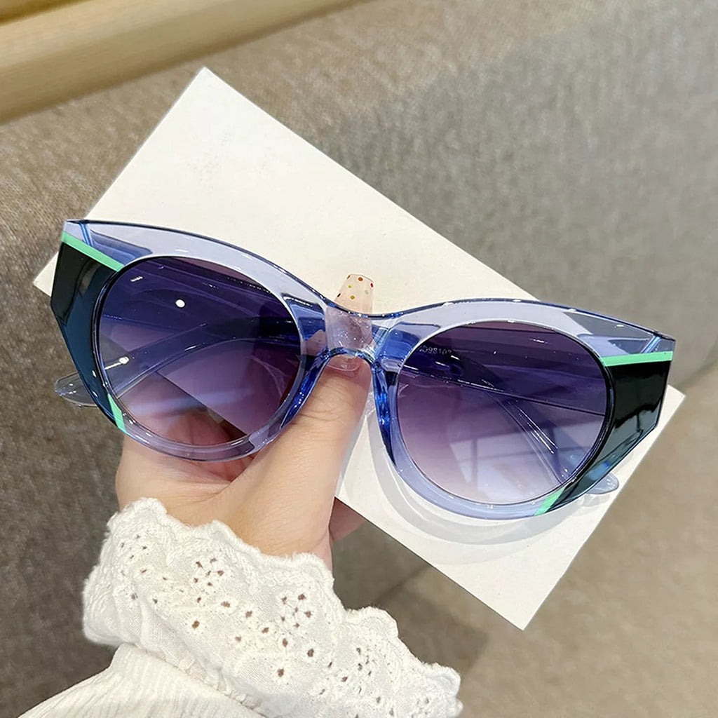 Pastel Blue vintage cat-eye sunglasses