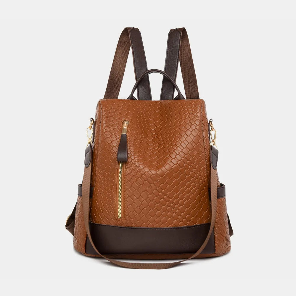 Large PU Leather Backpack — product image 9