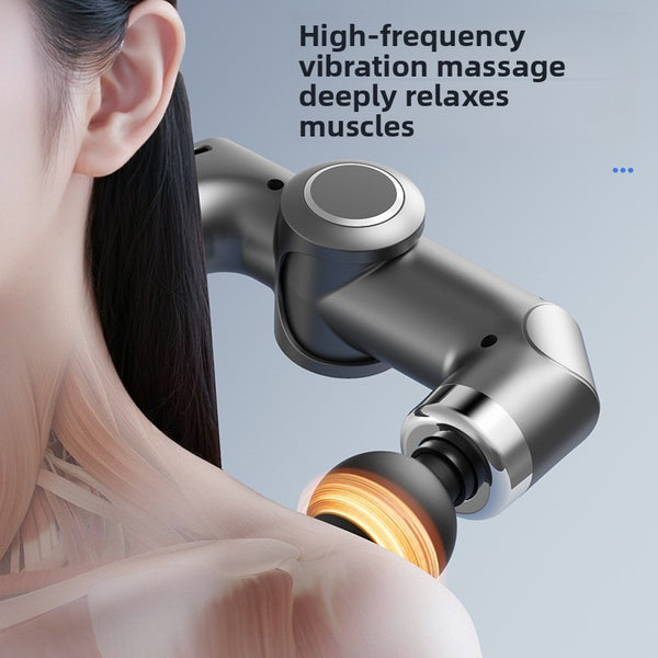 Massage gun LCD display and speed setting detail