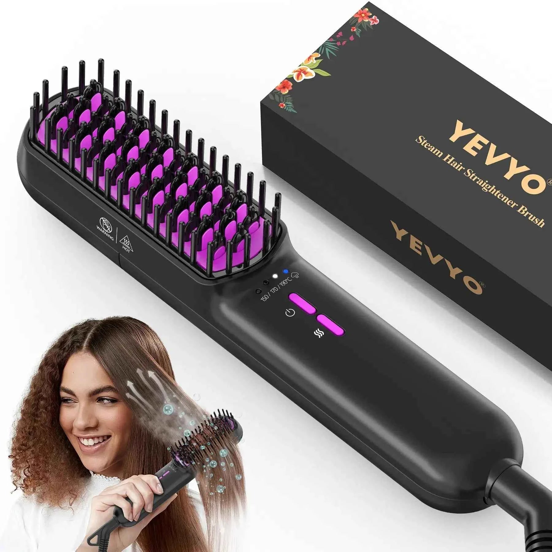 Steam Hair Straightener, angled product view