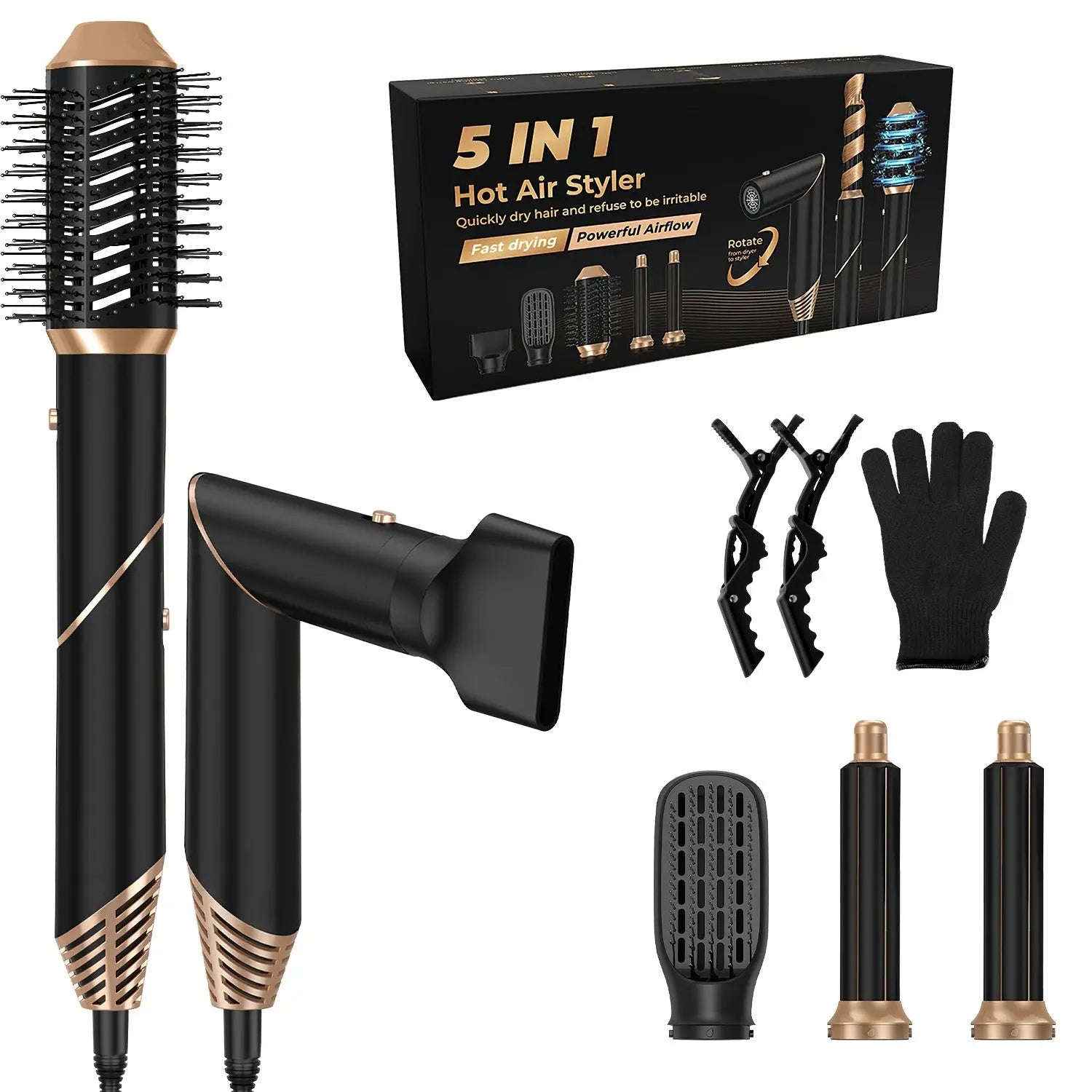 Multi-attachment air styler — additional view 12