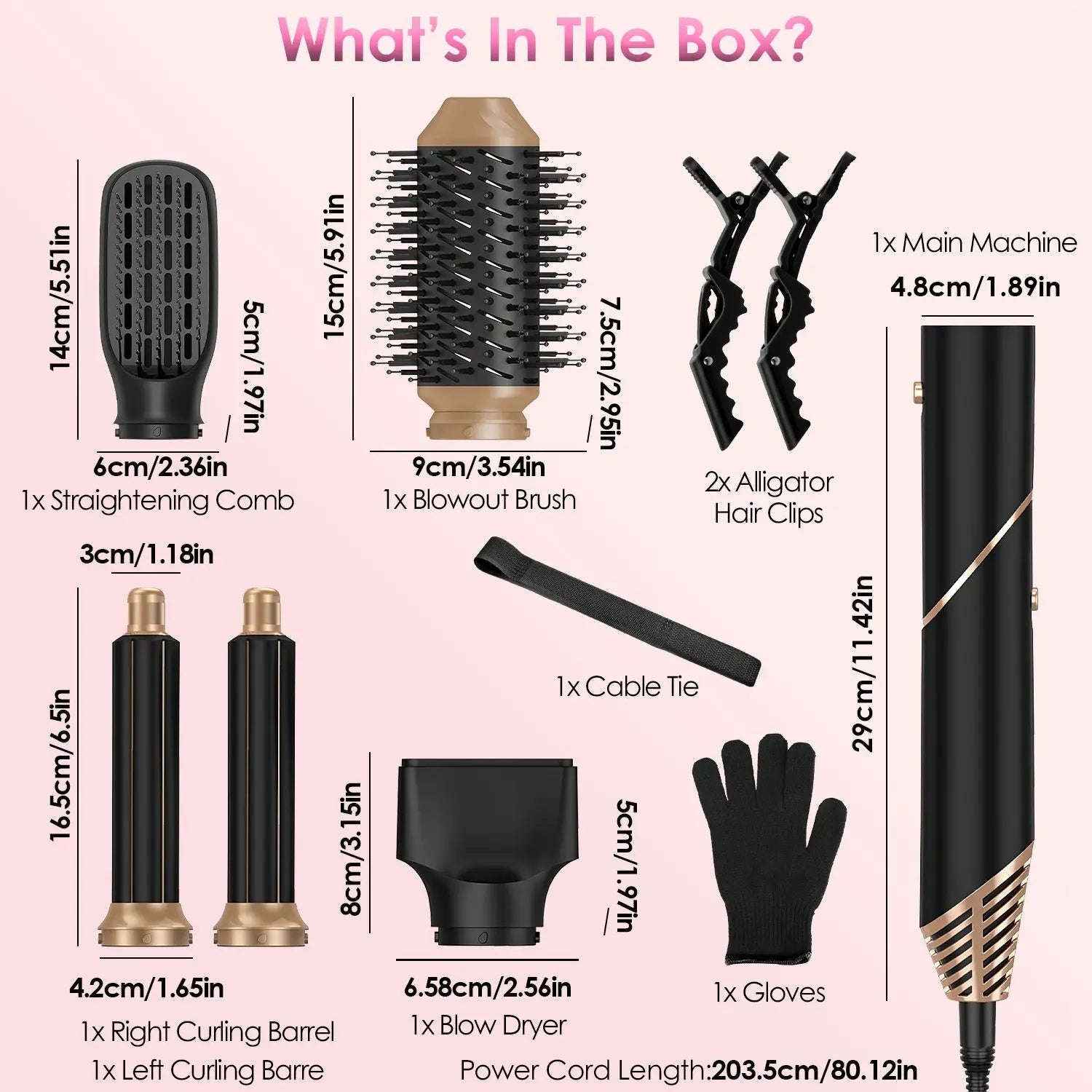 Multi-attachment air styler — additional view 11