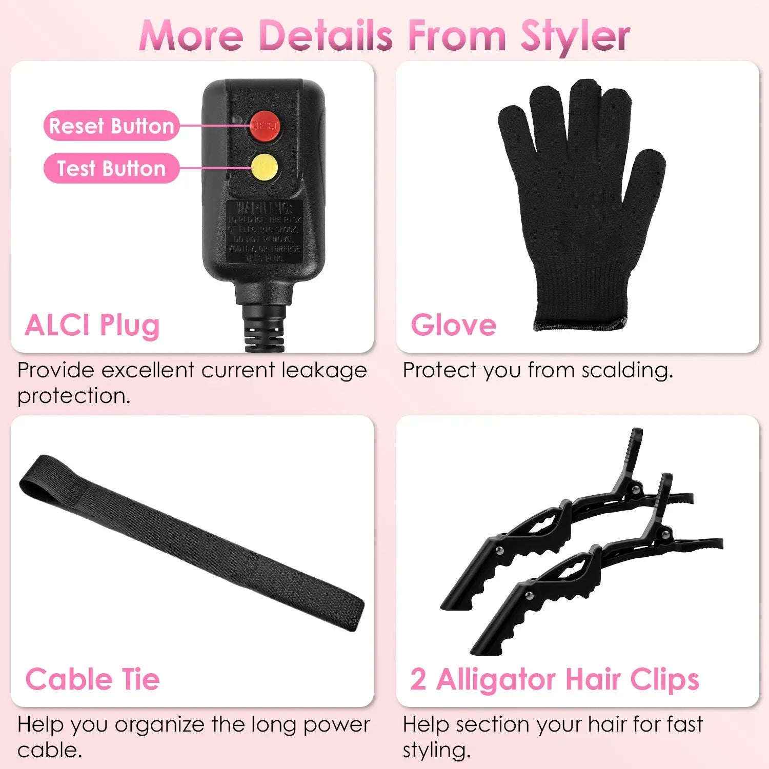 Multi-attachment air styler — additional view 5