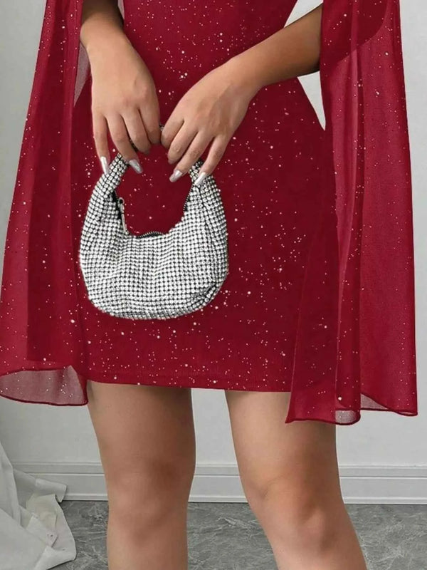 Glitter cutout bodycon dress — additional view 9