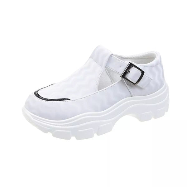 Round toe platform sneakers — additional view 8