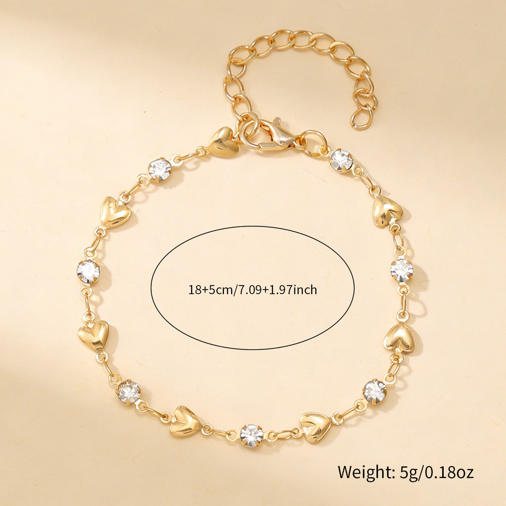 Minimalist heart bracelet style 2 - view 4
