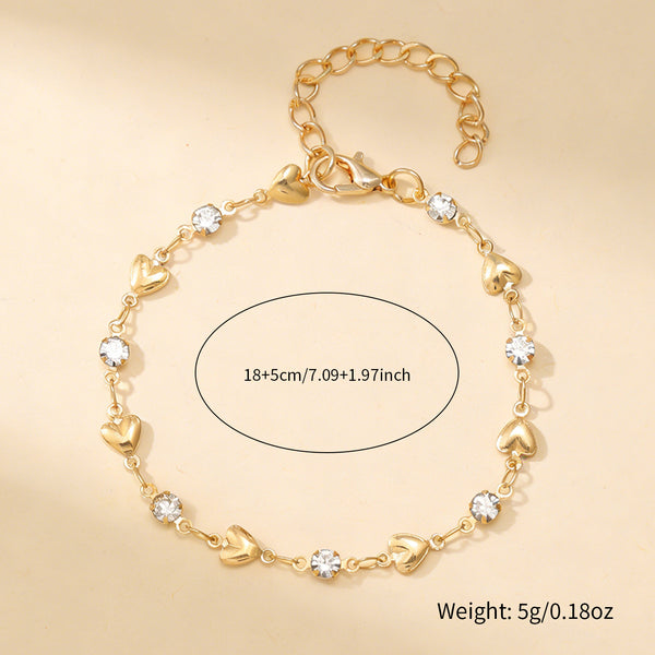 Minimalist heart bracelet style 2 - view 4