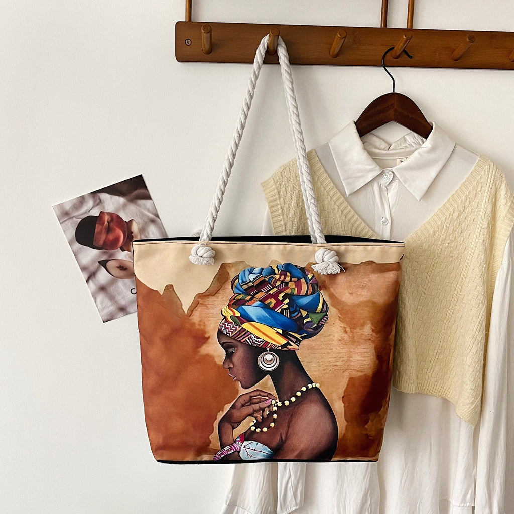 Canvas tote bag print pattern option 4