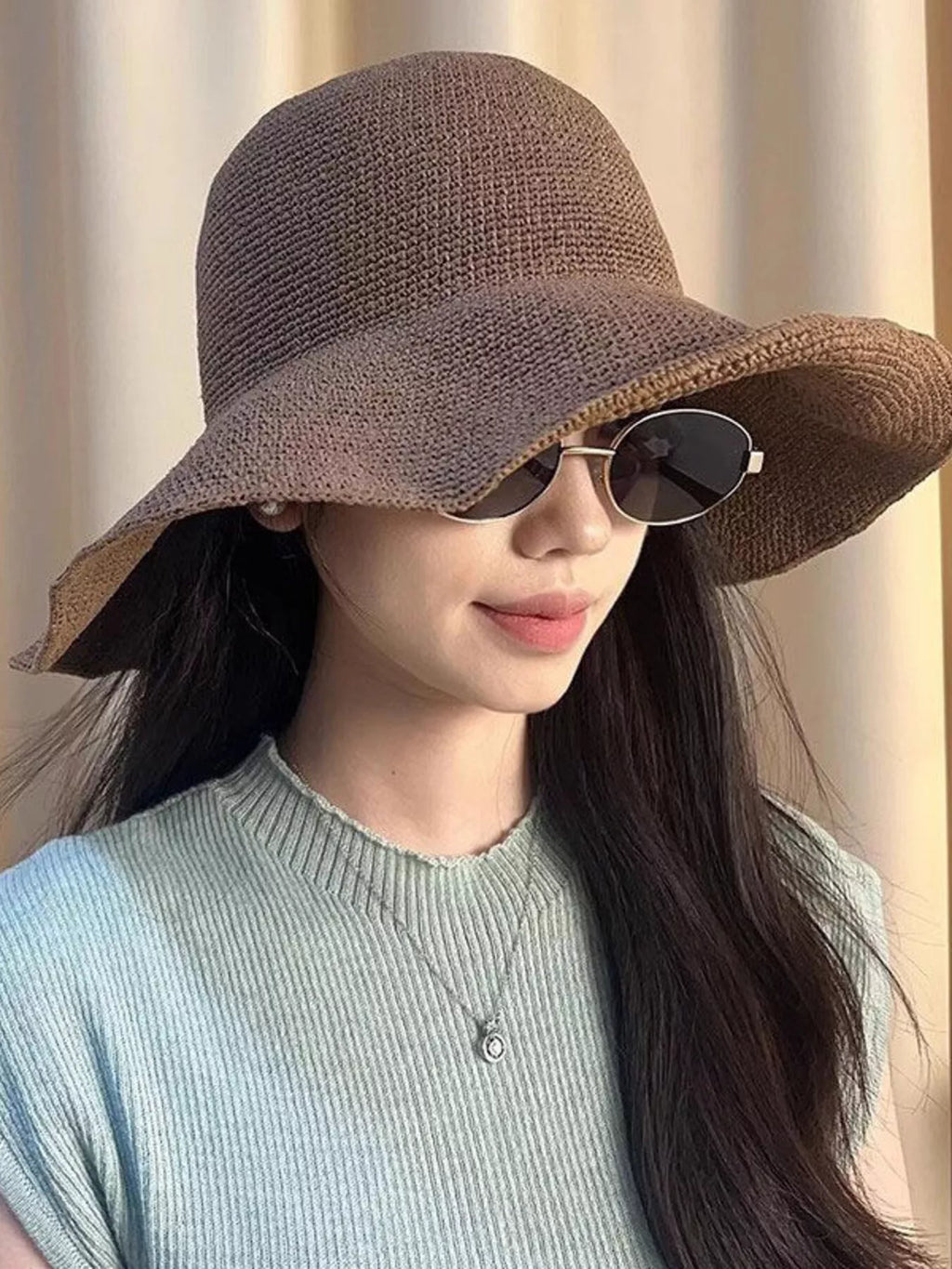 Wide brim sun hat — additional view 3