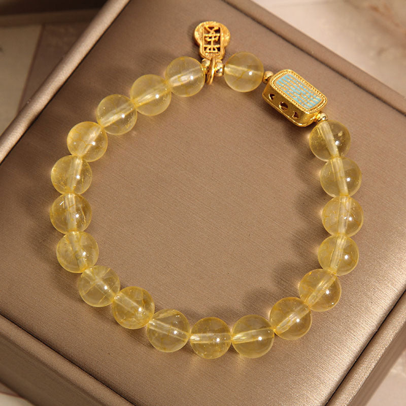 Product detail photo of Yellow Crystal Bracelet, yellow crystal bracelet