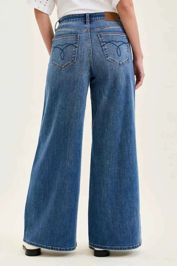 High-waist tummy control flare jeans — additional view 4