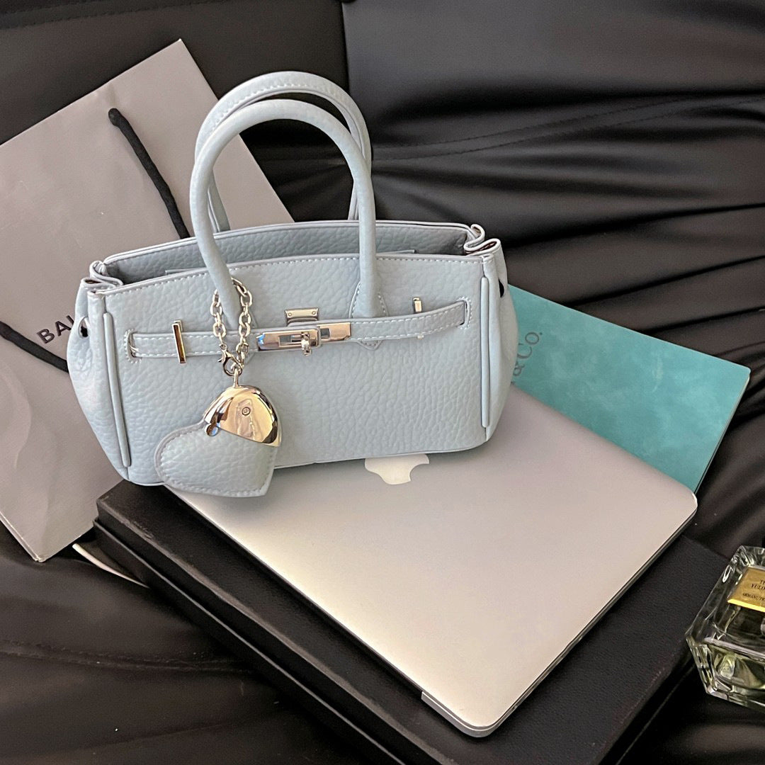 Mini Lychee Pattern PU Leather Tote Bag for Women, product view 9