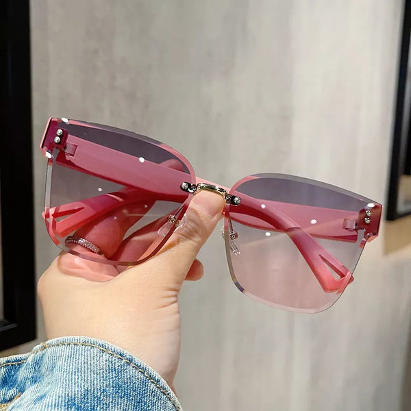 Rimless Tinted Lens Sunglasses — product image 10
