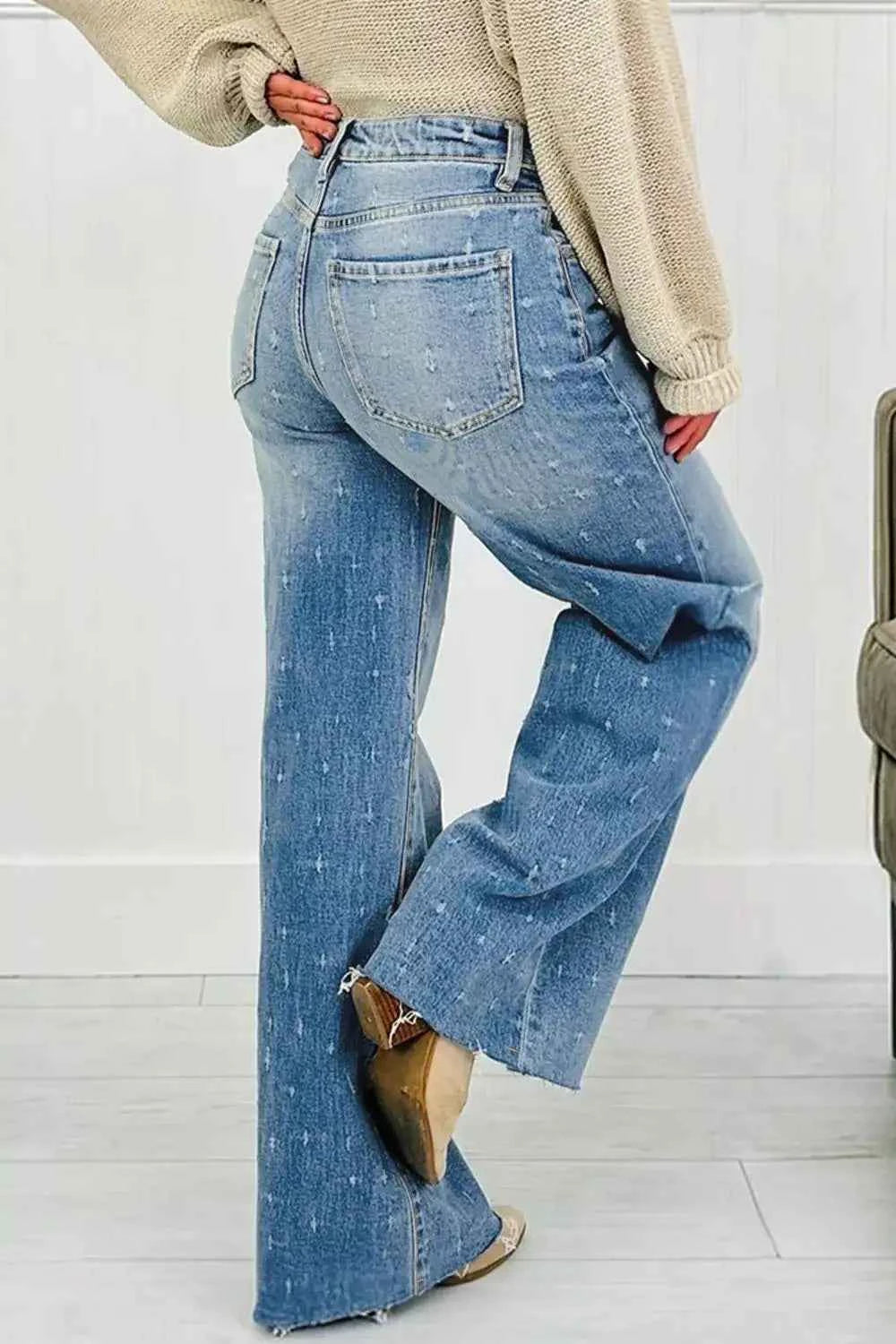 Distressed Tummy Control Jeans Secondary image