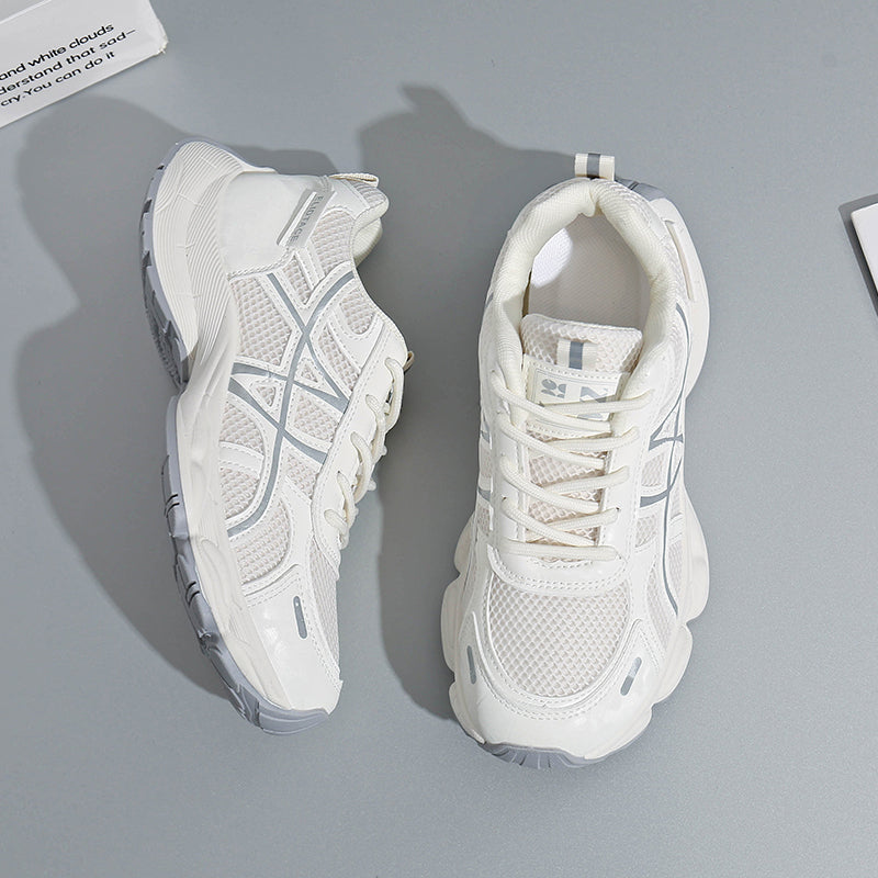 Colorblock chunky sneakers top view