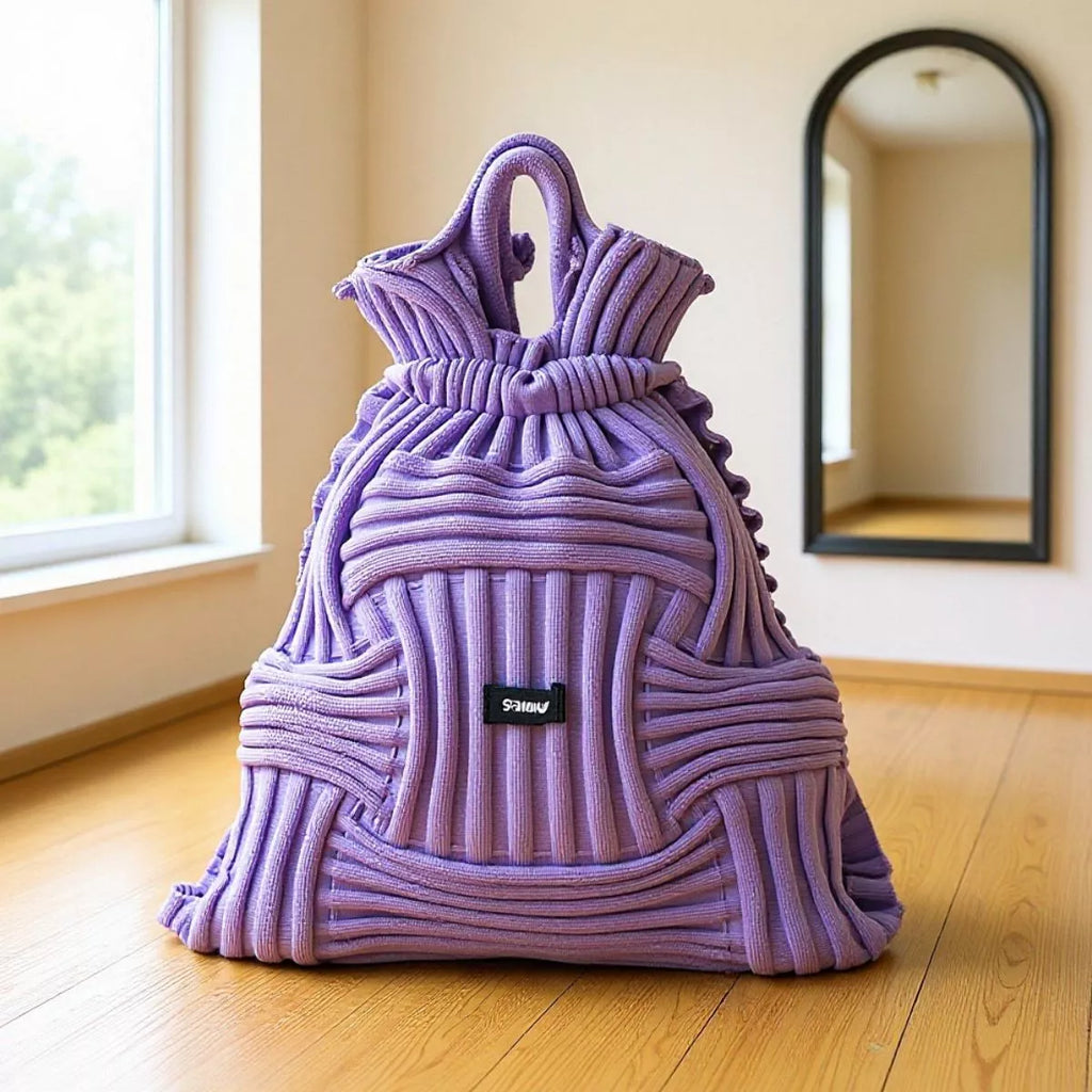 Textured knit backpack — additional view 2
