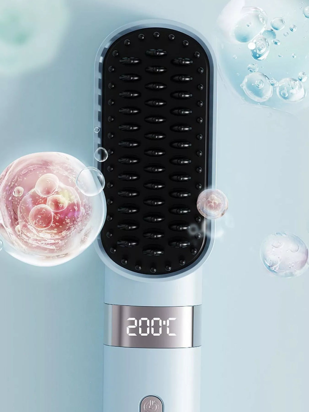 2-in-1 cordless ionic straightening brush — additional view 4