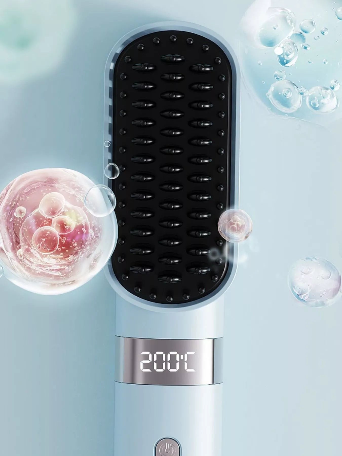 2-in-1 cordless ionic straightening brush — additional view 4
