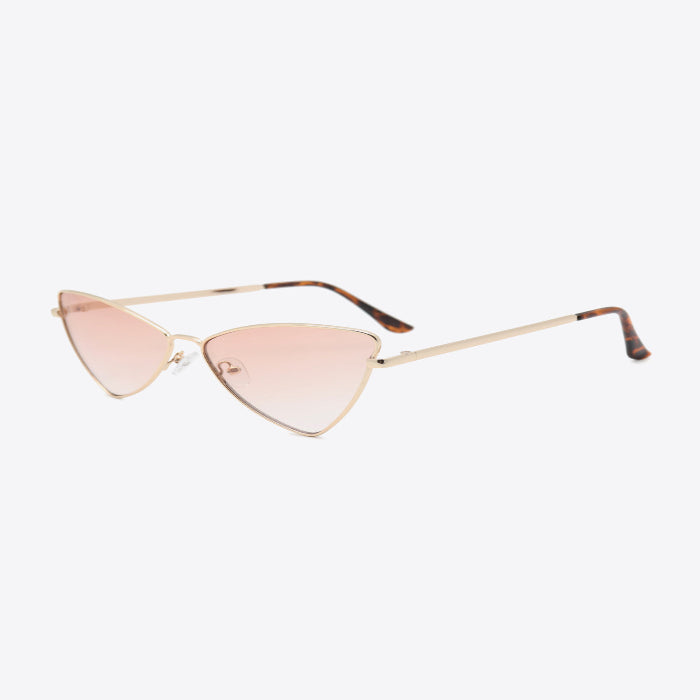 Metal frame cat-eye sunglasses — primary view