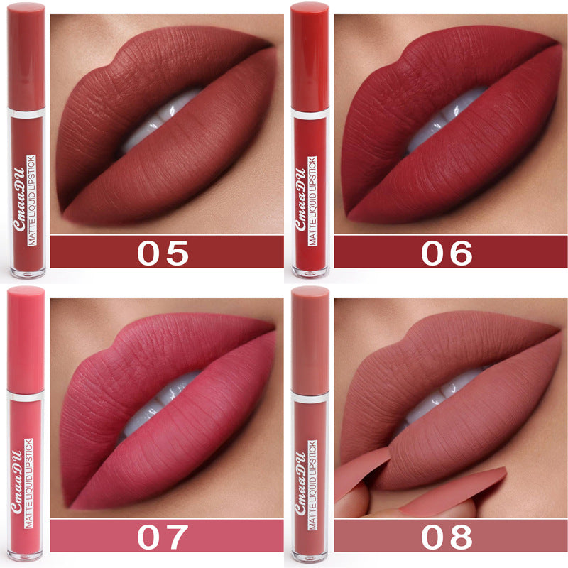 10-Piece Waterproof Matte Lipstick Set, product view 7