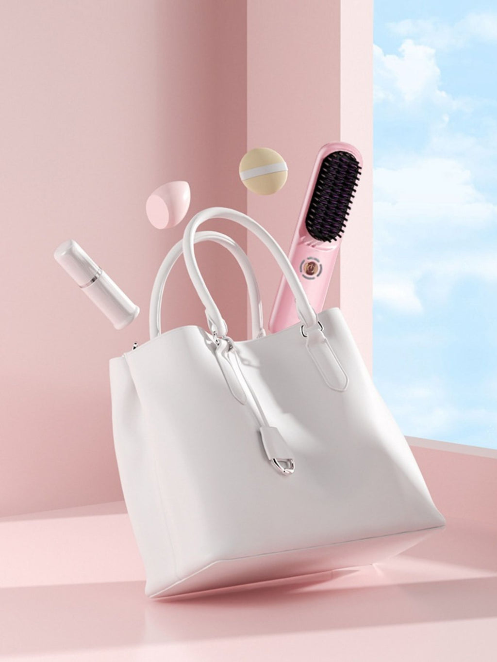 Portable heated straightening comb — additional view 7