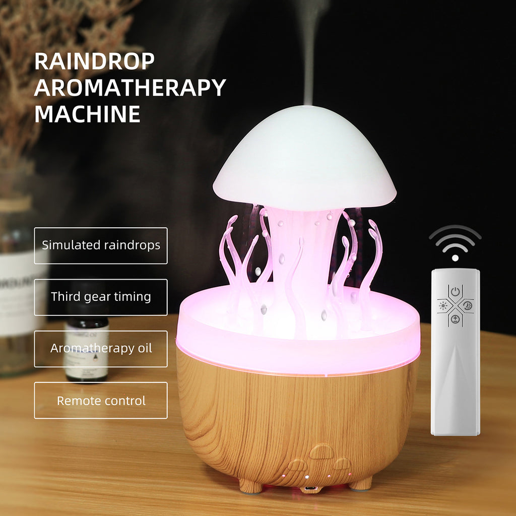 Jellyfish humidifier with rotating mist effect view 8
