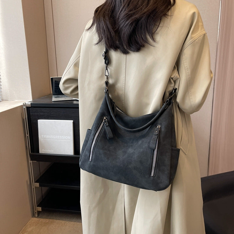 Minimalist Street Style Crossbody Bag - Large Capacity PU Bag for Women, product view 7