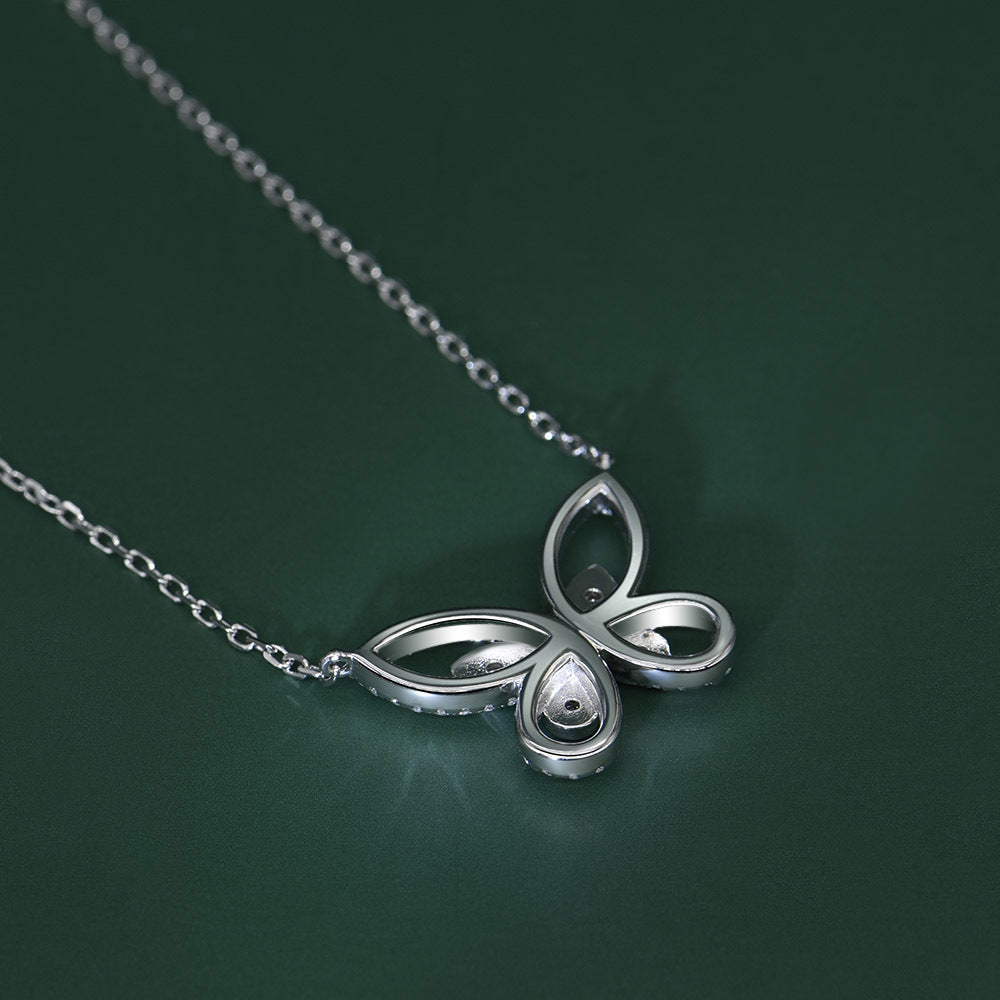 Product detail photo of Sterling Silver Clavicle Chain Pendant, Necklace, sterling silver clavicle chain pendant