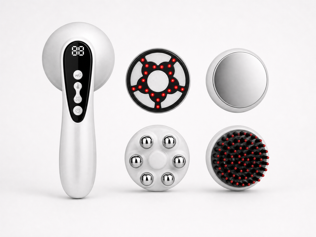 5-in-1 Handheld Body & Facial Massager, front product view