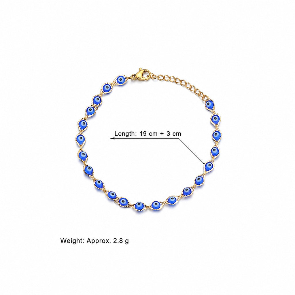 Product detail photo of Stainless Steel Acrylic Eye Bracelet, stainless steel acrylic eye bracelet