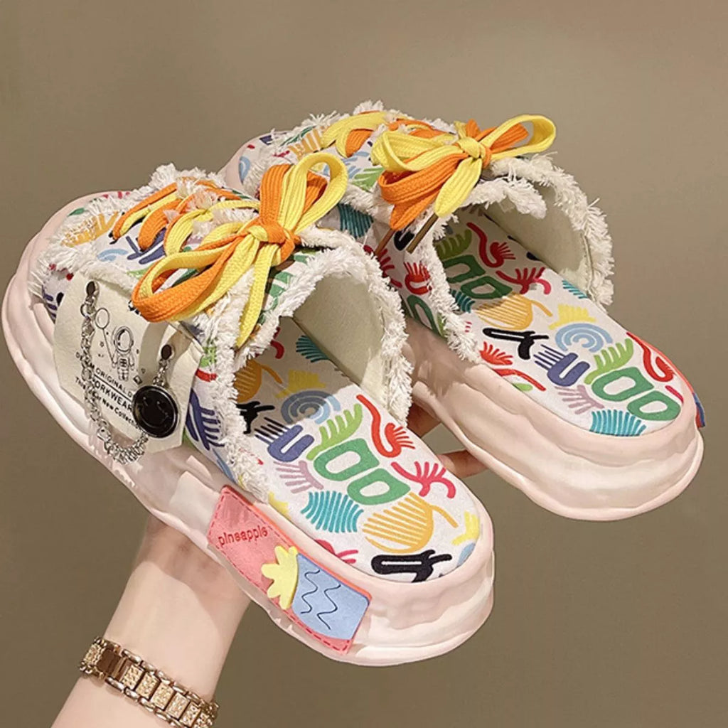 Open toe lace up sandals — additional view 4