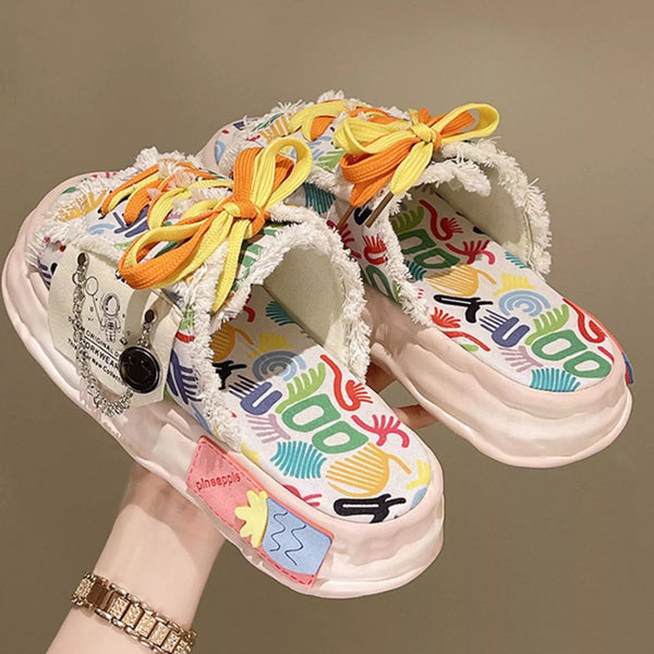 Open toe lace up sandals — additional view 4