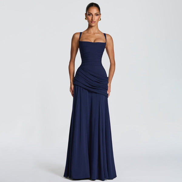 Flattering sleeveless slip dress — additional view 4