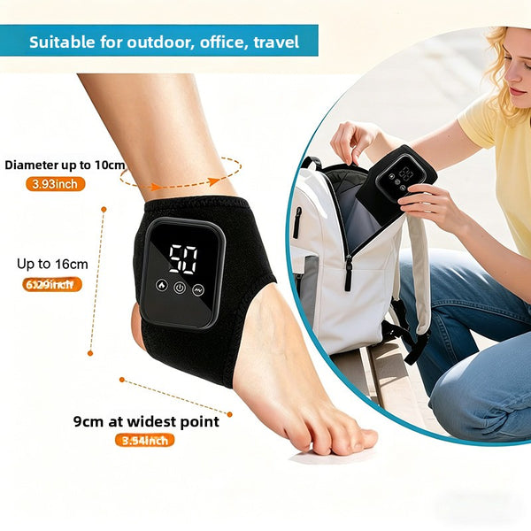 Ankle protector wrapped around ankle for support