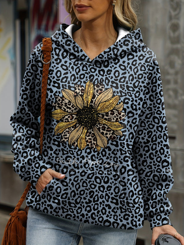 Women's 3D Print Hooded Sweatshirt-Splashis, alternate view 2