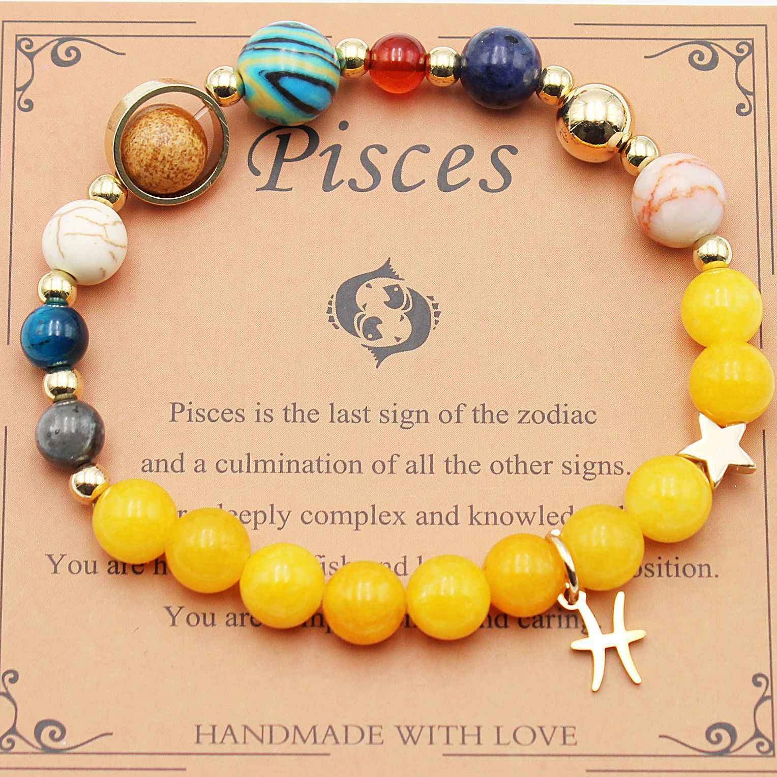 Magic of Eight Planets Jewelry Bracelet-Fashion-Splashis-Color:Piseces Topaz-Splashis