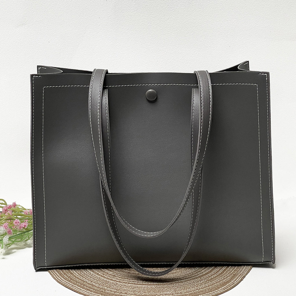 Embossed PU Tote Bag, front product view