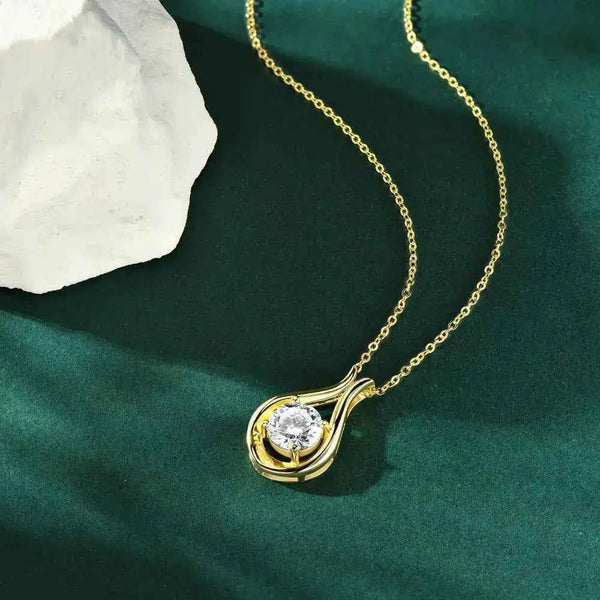 2ct cubic zirconia necklace in silver-plated alloy — additional view 9