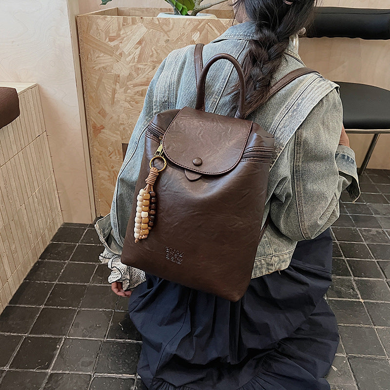 Product detail photo of Retro Travel Backpack, beige, everyday style, retro travel backpack