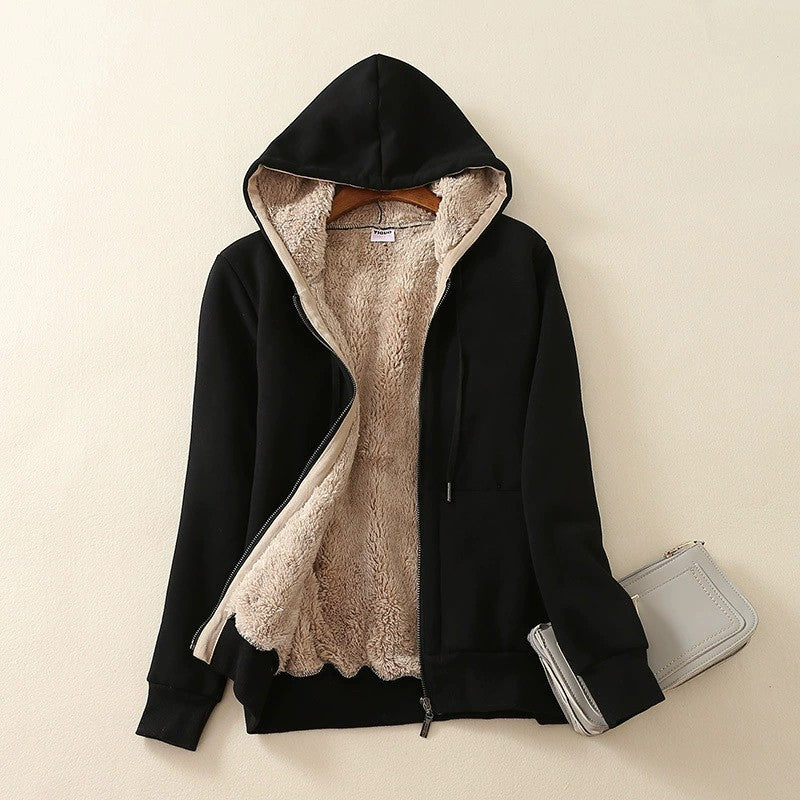 Women's Fleece Lined Hoodie – Thick Winter Sweatshirt product image