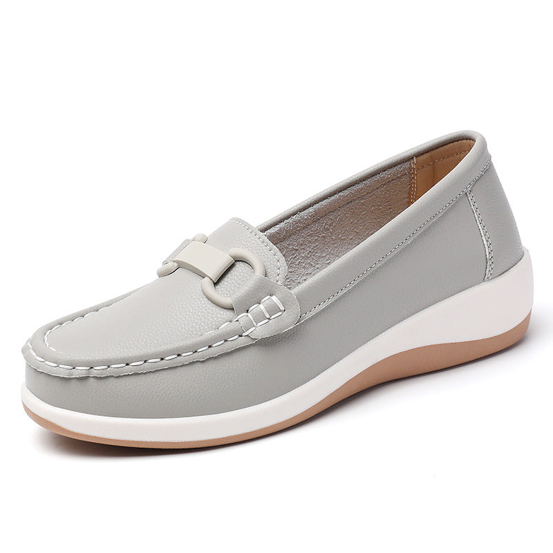 Slip-on platform sneakers side view