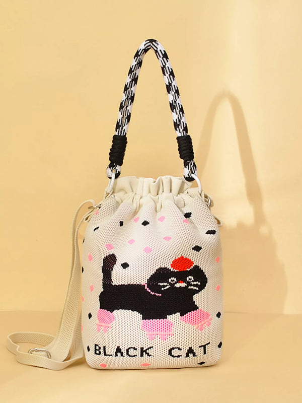 Drawstring bucket bag — additional view 6