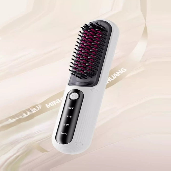 Cordless ionic hot air styling brush — primary view