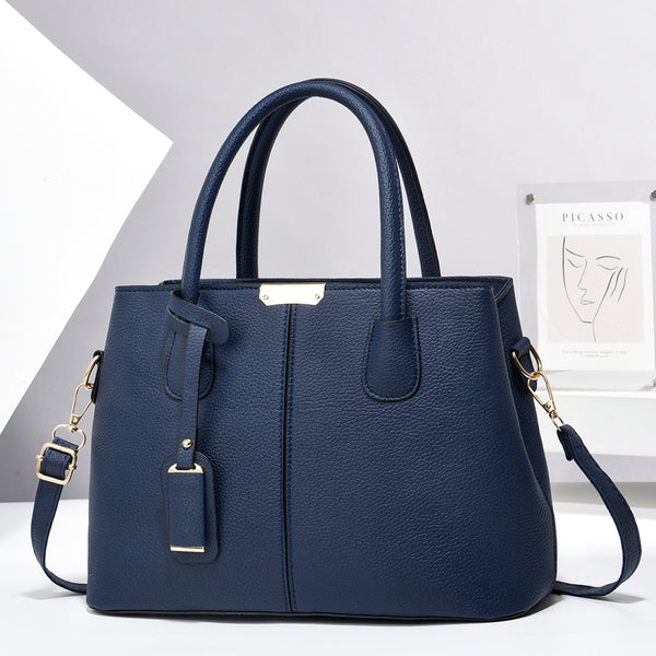 Women's PU Leather Square Tote Bag with Crossbody Strap, product view 11