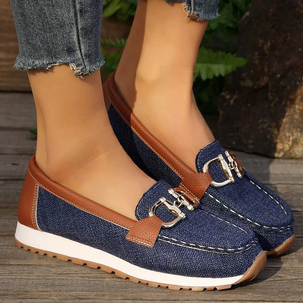 Round toe slip-on shoes — additional view 3