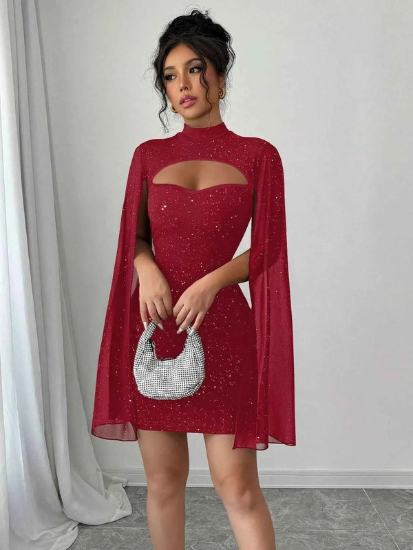 Glitter cutout bodycon dress — additional view 7