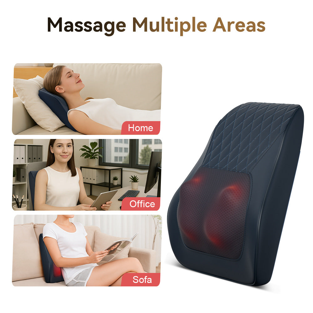Heating massage pillow kneading massage nodes close-up